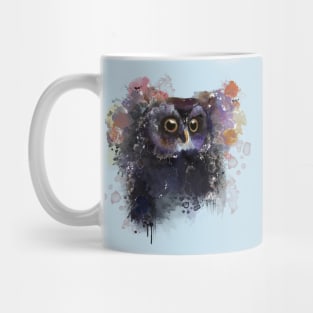 owl watercolor Mug